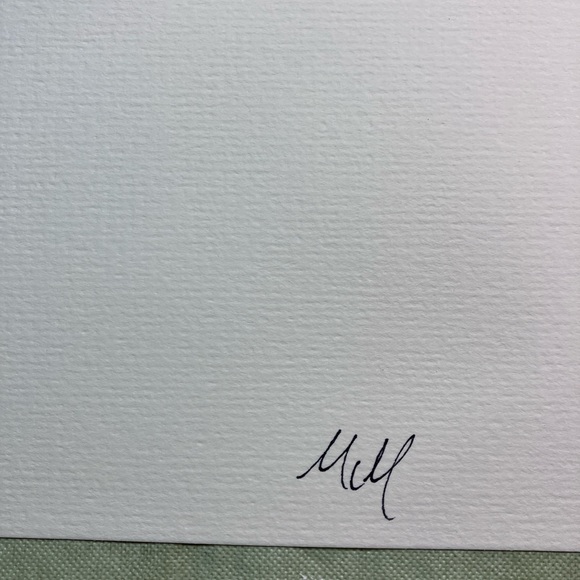 Abstract "Blooming in Blue" Floral Landscape Acrylic Wall Art Painting - Picture 9 of 13